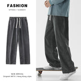 Chicmy- New Baggy Jeans Men's Streetwear Harajuku Fashion Casual Wide-leg Trousers Japanese Simple Male Jeans Denim Pants