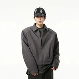 ChicMy-Fall Outfits -Autumn/Winter Coat Jacket INS Style Street Fashion Short Full Zip Bomber Jacket