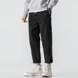 Chicmy- Spring Drawstring Cotton Elastic Waist Pants