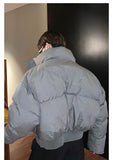 Chicmy- Stand Collar Short Puffer Jacket