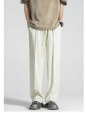 Chicmy- Straight Ice Silk Drape Casual Pants