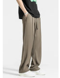 Chicmy- Straight Ice Silk Drape Casual Pants