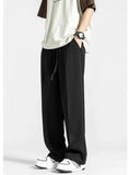 Chicmy- Straight Ice Silk Drape Casual Pants