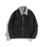 ChicMy-Fall Outfits -Autumn/Winter Coat Jacket INS Style Street Fashion Thickened Denim Jacket