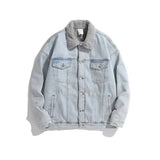 ChicMy-Fall Outfits -Autumn/Winter Coat Jacket INS Style Street Fashion Thickened Denim Jacket