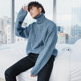 Chicmy- Thickened Twist Turtleneck Sweater