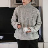 Chicmy- Thickened Twist Turtleneck Sweater