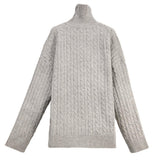 Chicmy- Thickened Twist Turtleneck Sweater