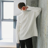 Chicmy- Thickened Twist Turtleneck Sweater