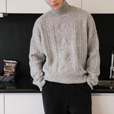 Chicmy- Thickened Twist Turtleneck Sweater