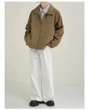 ChicMy-Fall Outfits -Autumn/Winter Coat Jacket INS Style Street Fashion Tuckable Sleeves Bomber Jacket