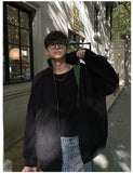 ChicMy-Fall Outfits -Autumn/Winter Coat Jacket INS Style Street Fashion Turtleneck Zipper Cardigan Sweater