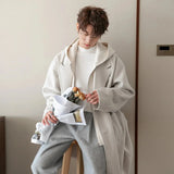 ChicMy-Fall Outfits -Autumn/Winter Coat Jacket INS Style Street Fashion Two Piece Hooded Sweater Trench Coat