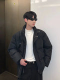 ChicMy-Fall Outfits -Autumn/Winter Coat Jacket INS Style Street Fashion Two Piece Stand Collar Puffer Jacket