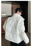 ChicMy-Fall Outfits -Autumn/Winter Coat Jacket INS Style Street Fashion Two Piece Stand Collar Puffer Jacket