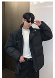 ChicMy-Fall Outfits -Autumn/Winter Coat Jacket INS Style Street Fashion Two Piece Stand Collar Puffer Jacket