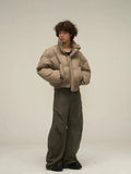 ChicMy-Fall Outfits -Autumn/Winter Coat Jacket INS Style Street Fashion Unisex Short Puffer Cotton Jacket