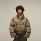 ChicMy-Fall Outfits -Autumn/Winter Coat Jacket INS Style Street Fashion Unisex Short Puffer Cotton Jacket