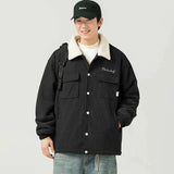ChicMy-Fall Outfits -Autumn/Winter Coat Jacket INS Style Street Fashion Velvet Cotton Jacket