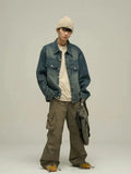 ChicMy-Fall Outfits -Autumn/Winter Coat Jacket INS Style Street Fashion Vintage Basic Denim Jacket