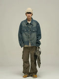 ChicMy-Fall Outfits -Autumn/Winter Coat Jacket INS Style Street Fashion Vintage Basic Denim Jacket