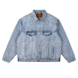 ChicMy-Fall Outfits -Autumn/Winter Coat Jacket INS Style Street Fashion Washed Denim Jacket