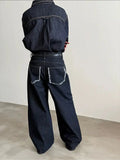 Chicmy- Wide-Leg Denim Pants