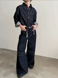 Chicmy- Wide-Leg Denim Pants