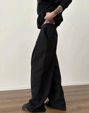 Chicmy- Wide Leg Drawstring Casual Pants