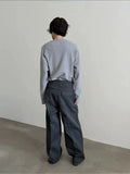 Chicmy- Wide-Leg High-Waist Pants