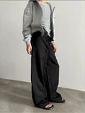 Chicmy- Wide-leg Drawstring Pants