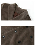 ChicMy-Fall Outfits -Autumn/Winter Coat Jacket INS Style Street Fashion Woolen Coat With Scarf