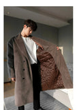 ChicMy-Fall Outfits -Autumn/Winter Coat Jacket INS Style Street Fashion Woolen Coat With Scarf