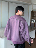 ChicMy-Fall Outfits -Autumn/Winter Coat Jacket INS Style Street Fashion Zipper Velvet Suede Baseball Jacket