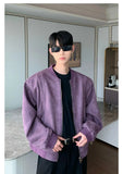 ChicMy-Fall Outfits -Autumn/Winter Coat Jacket INS Style Street Fashion Zipper Velvet Suede Baseball Jacket