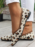 Chicmy- All Season Mesh Fabric Casual Leopard Shallow Shoes