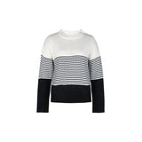 Chicmy-New Striped Knitwear Women Sweater Clothing Long Sleeve O Neck Knitted Pullover Tops Winter Warm Clothes Female Jersey Outfits