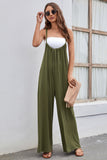 CHICMY- Women's Summer Jumpsuits High Waist Open Back Wide Leg Overall Jumpsuit