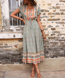 Chicmy-new fashion trend CADENA MAXI DRESS - GREEN