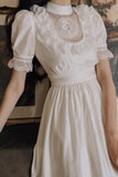 Chicmy-Vintage Fairytale White Lace Ruffle Sweet Lolita Dress