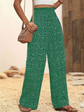 Chicmy- Loose Small Daisy Scramble Casual Pants