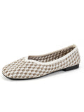 Chicmy- All Season Plain Mesh Fabric Casual Shallow Shoes