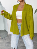 Chicmy-Winter Outfits Women's Solid Loose Casual Open Front Light Weight Cardigan Sweater