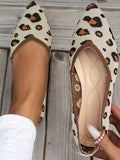 Chicmy- All Season Mesh Fabric Casual Leopard Shallow Shoes