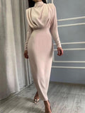 Chicmy- Casual Plain Maxi Dress