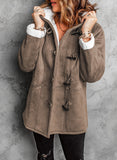 Chicmy-Winter Outfits Women's Solid Jacket Fleece Warm Trench Coat