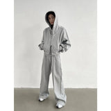 Chicmy- Casual Sports Hoodie Sweatpants Suit