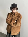 Chicmy- Corduroy Button-Up Jacket