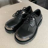 Chicmy- Black Leather Shoes