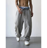 Chicmy- Two-piece Jeans Waist Sweatpants